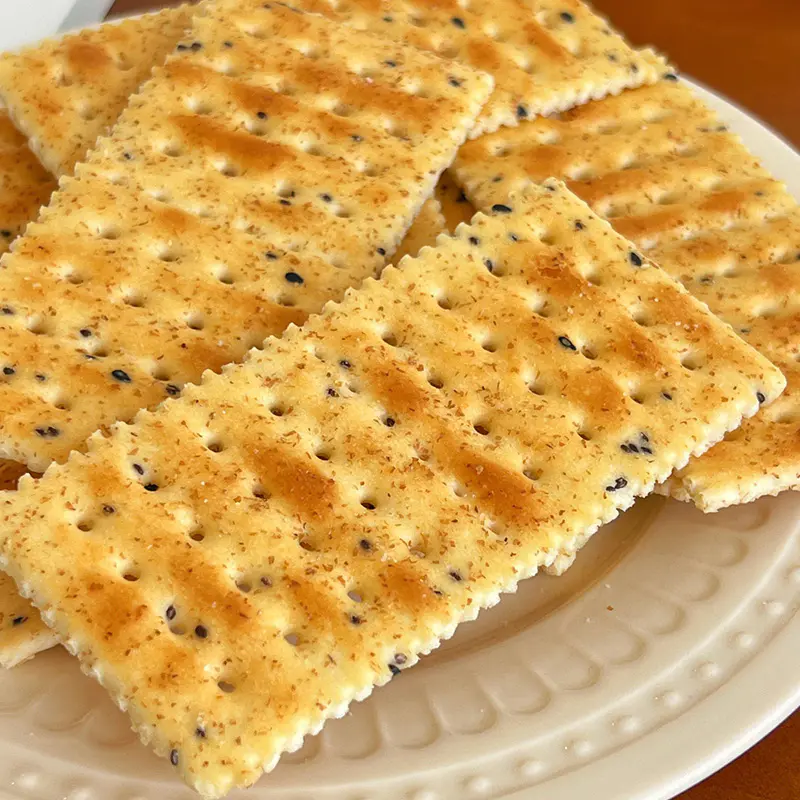 চিয়া বীজ সোডা ক্র্যাকারস